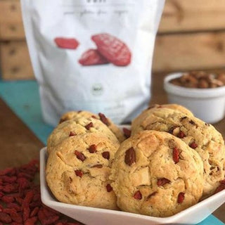 Cookies chocolat blanc - goji Cookies chocolat blanc - goji