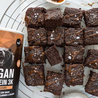 Brownies vegan au caramel salé Brownies vegan au caramel salé