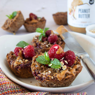 Muffins d'avoine au beurre de cacahuète Muffins d'avoine au beurre de cacahuète