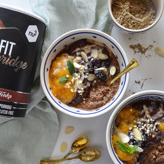 Porridge au chocolat et aux amandes Porridge au chocolat et aux amandes
