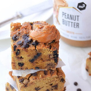Blondies beurre de cacahuètes et pommes Blondies beurre de cacahuètes et pommes