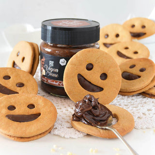 Biscuits vegan fourrés au chocolat Biscuits vegan fourrés au chocolat