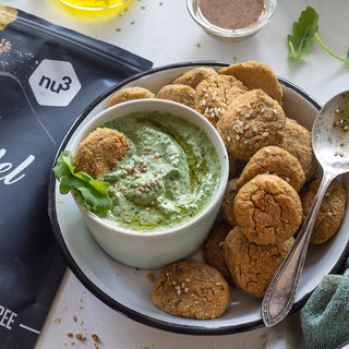 Fit falafels avec crème de roquette Fit falafels avec crème de roquette