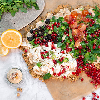 Pizza-falafel sans gluten Pizza-falafel sans gluten