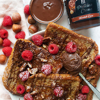 Pain perdu sans sucre à la pâte à tartiner Pain perdu sans sucre à la pâte à tartiner