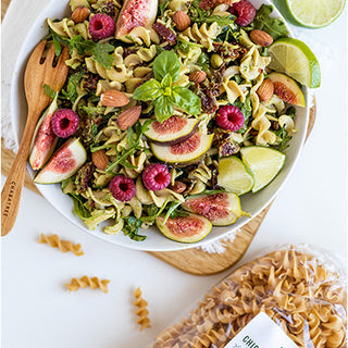 Salade de pâtes sans gluten au pesto Salade de pâtes sans gluten au pesto