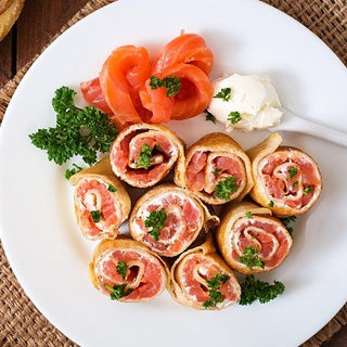 Wraps au saumon fumé Wraps au saumon fumé