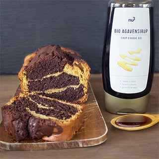 Cake marbré sans beurre ni sucre raffiné Cake marbré sans beurre ni sucre raffiné