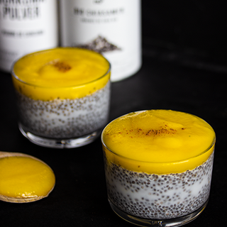 Pudding de chia à la mangue Pudding de chia à la mangue