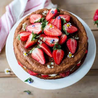 Fraisier à la crème d'amande et au mascarpone Fraisier à la crème d'amande et au mascarpone
