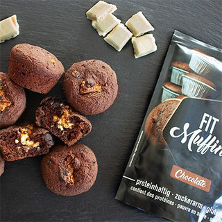 Fit muffins chocolat blanc Fit muffins chocolat blanc