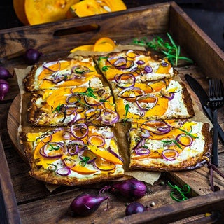 Flammekueche low carb au potimarron Flammekueche low carb au potimarron