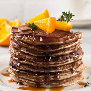 Pancakes cacao - orange sanguine Pancakes cacao - orange sanguine