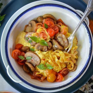 Pâtes onctueuses aux champignons Pâtes onctueuses aux champignons