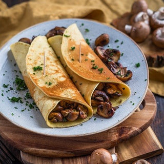 Crêpes aux champignons Crêpes aux champignons