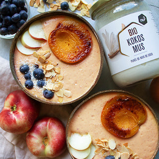 Smoothie bowl pêche-abricot Smoothie bowl pêche-abricot