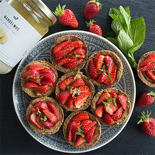 Tartelettes vegan fraise-amande Tartelettes vegan fraise-amande