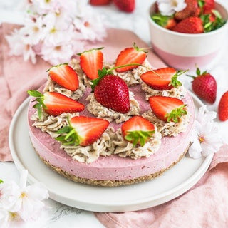 Cheesecake aux fraises sans cuisson Cheesecake aux fraises sans cuisson