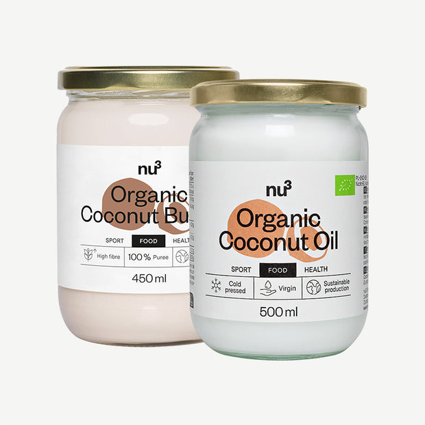 nu3 Huile de coco bio + Purée de noix de coco