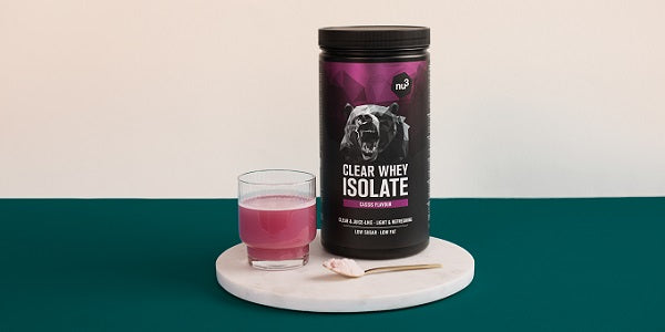nu3 Clear Whey Isolat et shake