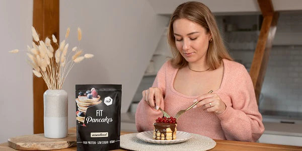 Petit-déjeuner sucré et protéiné avec les Fit Pancakes nu3