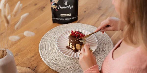 Fit Pancakes nu3 recouverts de chocolat