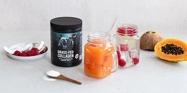 Grass fed collagène et bocaux