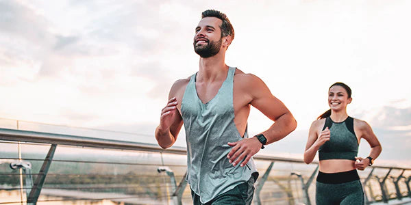 Personnes qui font un footing