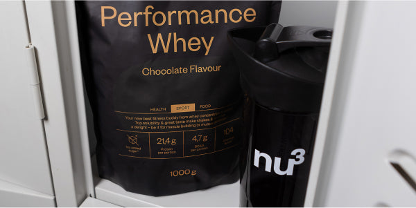 nu3 Shaker et Performance Whey