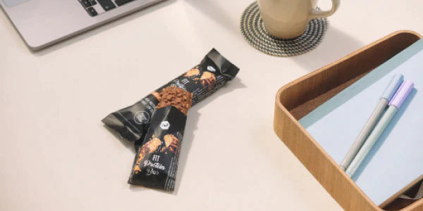 Barre protéinée au caramel nu3