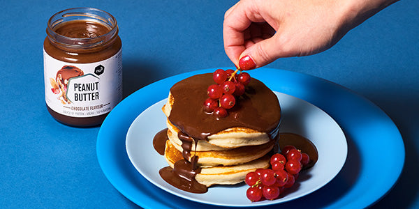 pancakes recouverts de peanut butter chocolate