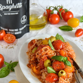 Spaghetti tomates et olives