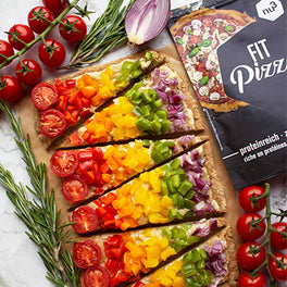 Pizza rainbow low carb et sans gluten