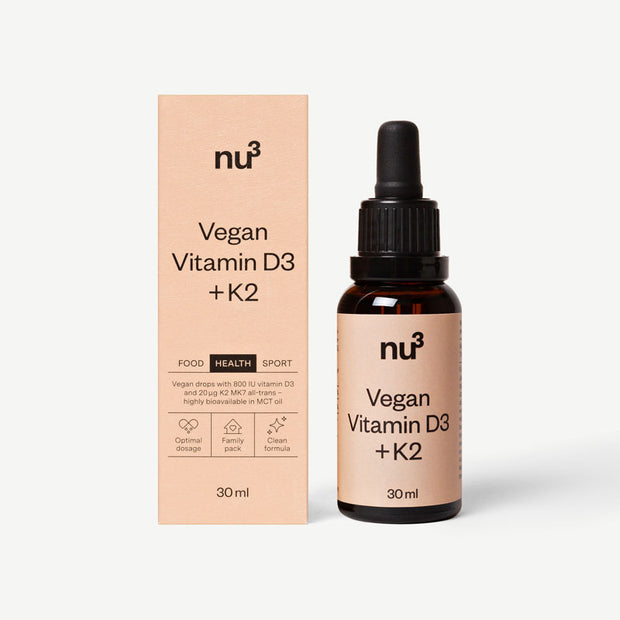 nu3 Vitamine D3+K2 végane