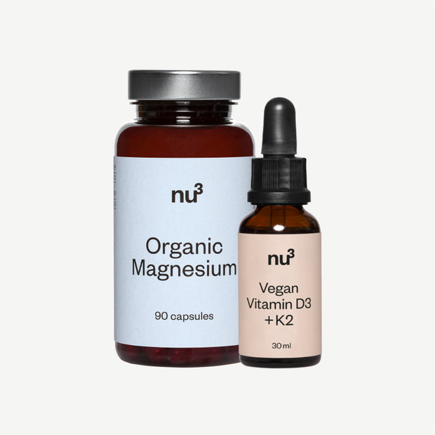nu3 Magnésium bio + Vitamine D3 + K2 végane