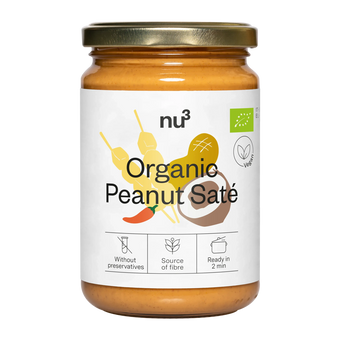 Sauce saté aux cacahuètes bio nu3