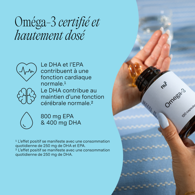 nu3 Oméga-3 huile de poisson