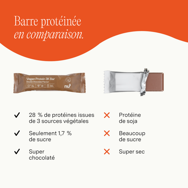 nu3 Vegan Protein 3K Bar