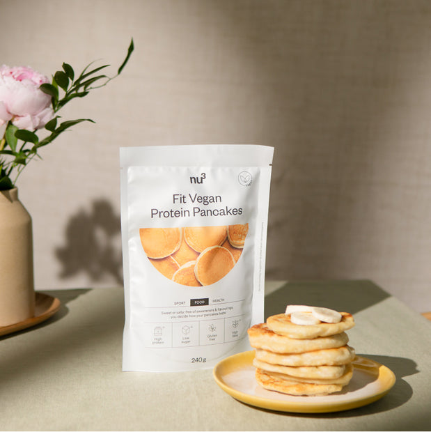 Petit-déjeuner gourmand avec les Fit Pancakes nu3