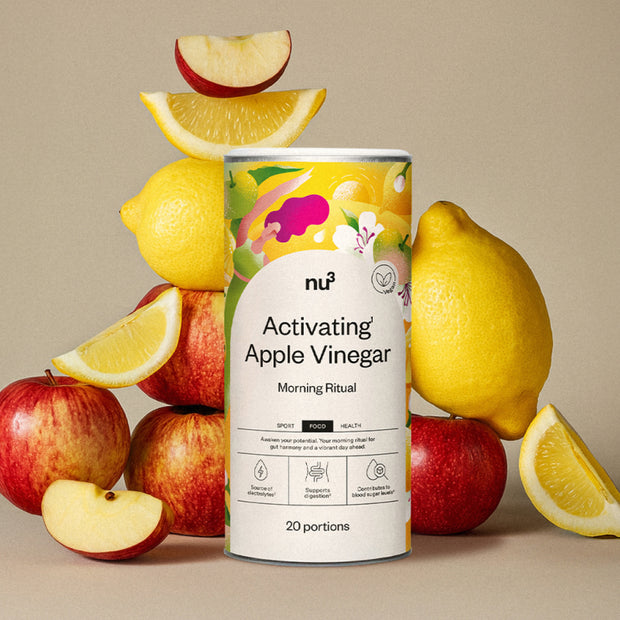 nu3 Activating¹ Apple Vinegar avec pommes et citrons