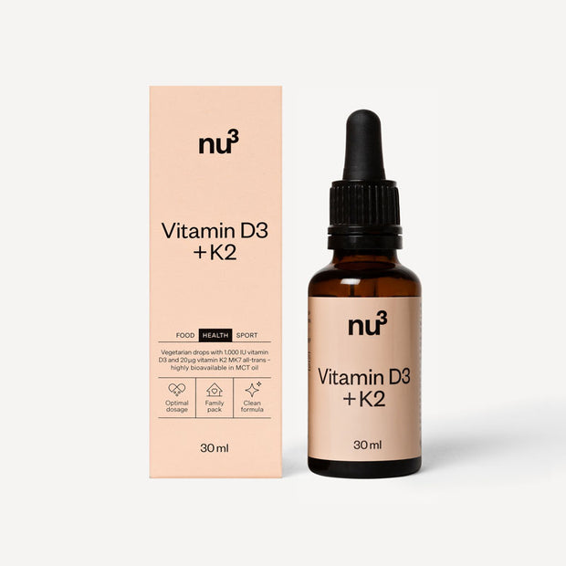 nu3 Vitamine D3 + K2 en gouttes
