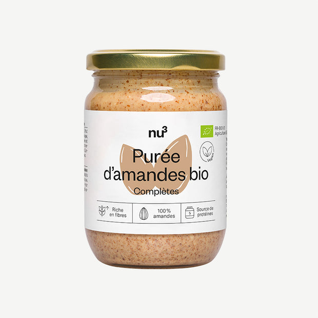 Pot de nu3 Purée d'amandes bio complètes