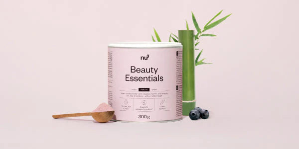 Boîte du complément pour la peau nu3 Beauty Essentials