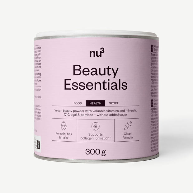 nu3 Beauty Essentials — peau, cheveux & ongles