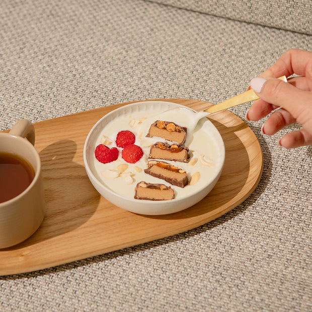 Recette sucrée aux barres protéinée nu3