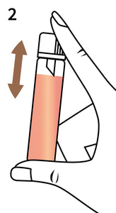 Utilisation de l'ampoule - étape 2