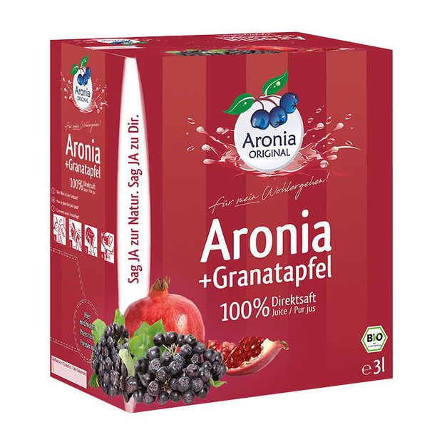 Aronia Original Jus d'aronia + grenade bio - Pack 1 mois