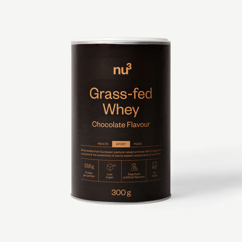 nu3 Grass-Fed Whey, isolat de whey chocolat-vanille