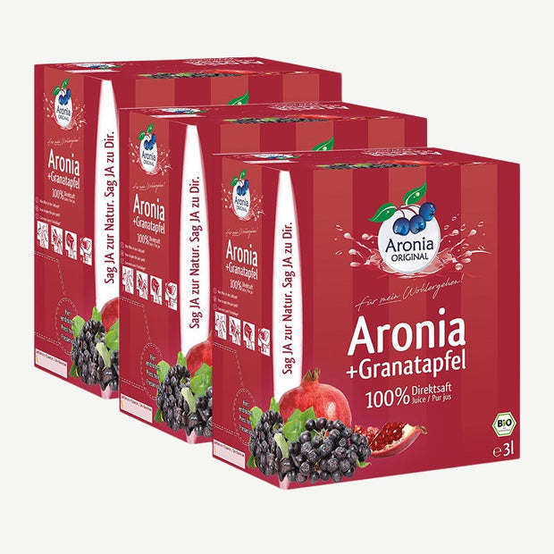 Aronia Original Jus d'aronia + grenade bio - Pack 1 mois
